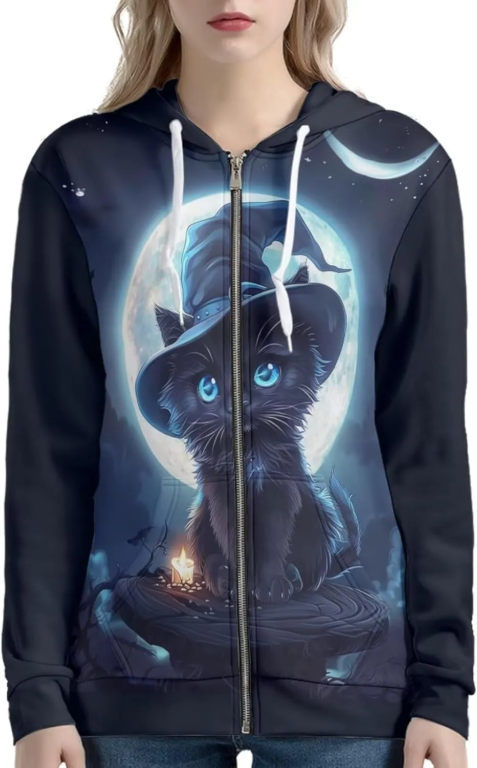 Upetstory Womens Zip Up Hoodie Jacket Fashion Sweatshirts