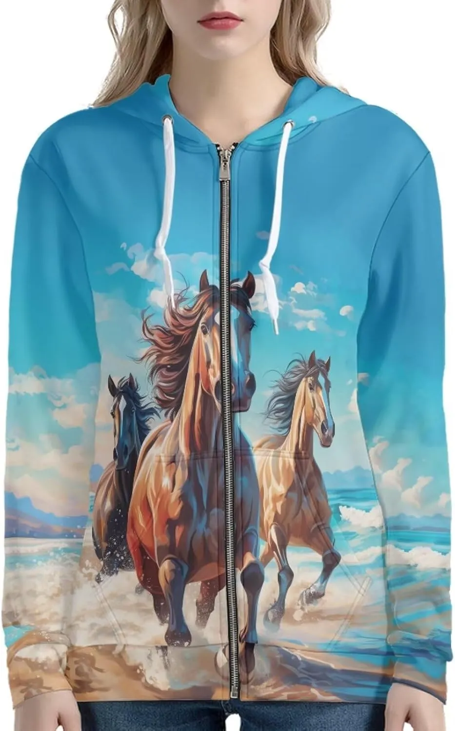 Upetstory Womens Zip Up Hoodie Jacket Fashion Sweatshirts
