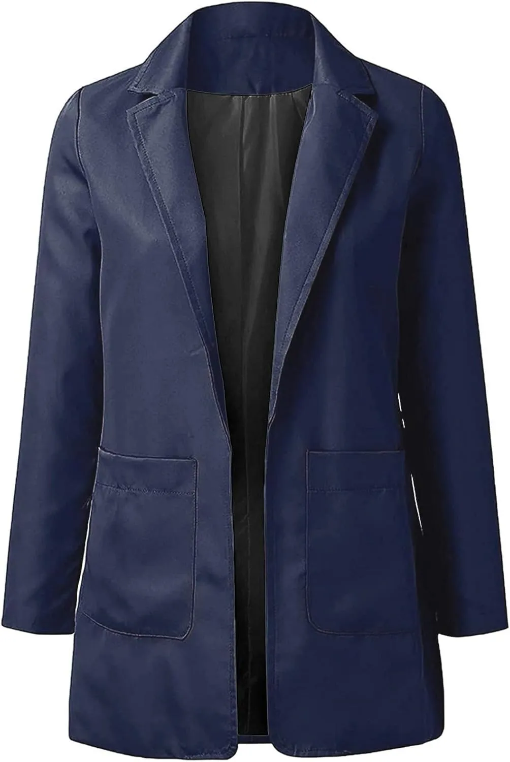 Women Blazers Fashion Casual Open Front Suit Jackets Fashion Work Office Jacket Solid Lapel Outerwear with Pockets