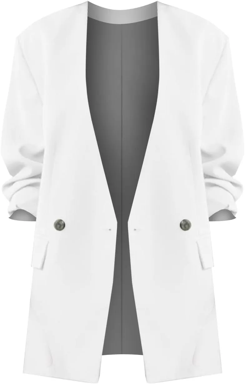 Women Blazers Fashion Dressy Office for Women Jackets Cropped Prtite Winter Cardigan Baggy Herringbone Cardigan