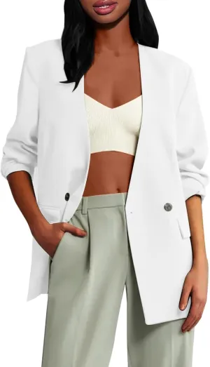 Women Blazers Fashion Dressy Office for Women Jackets Cropped Prtite Winter Cardigan Baggy Herringbone Cardigan