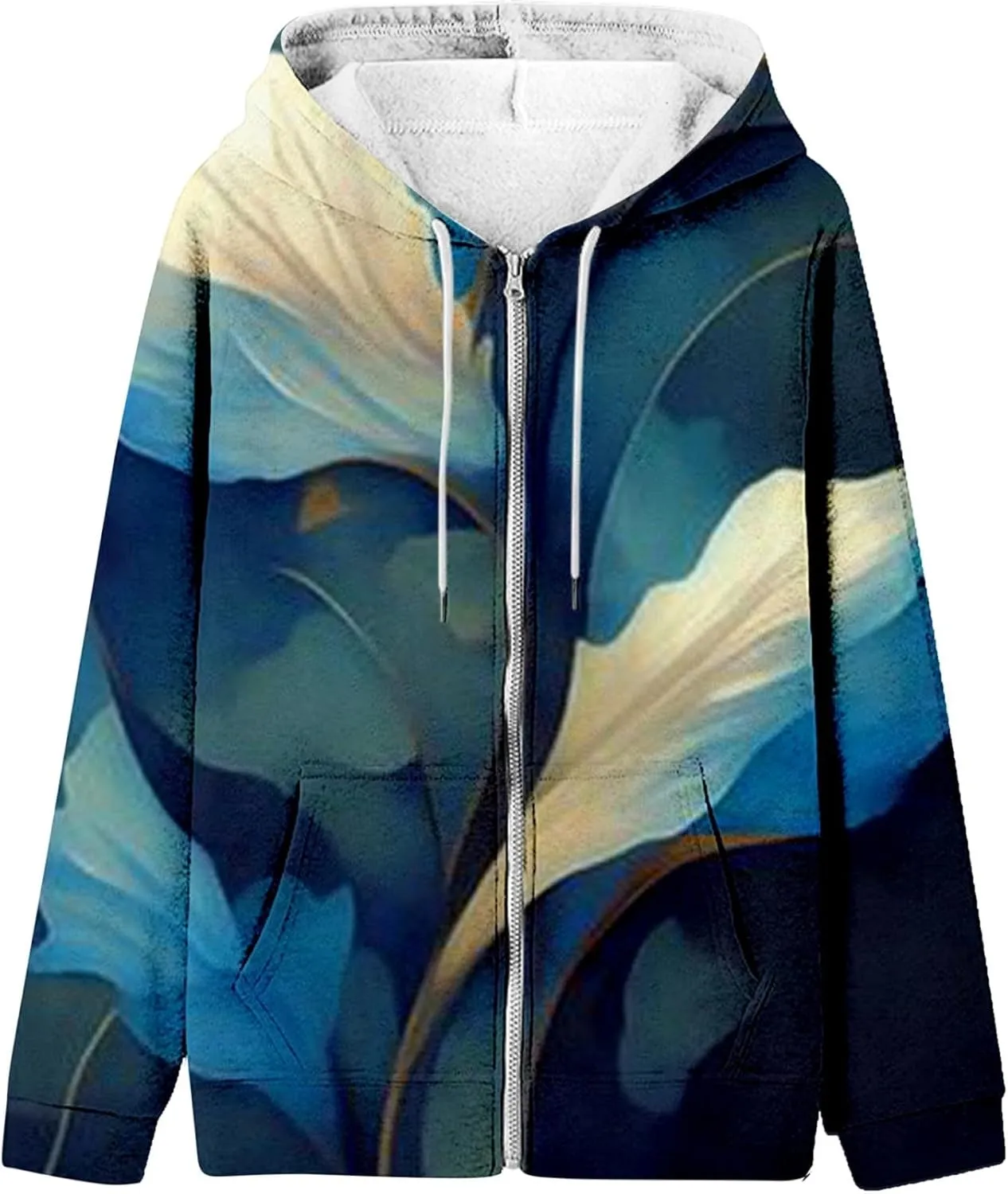 Women Hoodies Fleece Sweatshirt Cropped Hoodies Gift Tops Hooded Sweatshirts Casual Long Sleeve