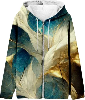 Women Hoodies Fleece Sweatshirt Cropped Hoodies Gift Tops Hooded Sweatshirts Casual Long Sleeve