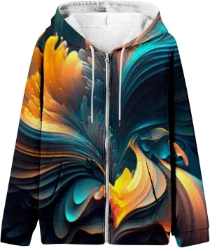 Women Hoodies Fleece Sweatshirt Cropped Hoodies Gift Tops Hooded Sweatshirts Casual Long Sleeve