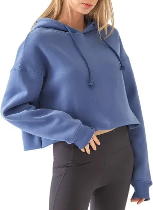 Women Hoodies Fleece Sweatshirt Cropped Hoodies Hoodie Man Woman Sweaters Fall Outfits Casual Long Sleeve