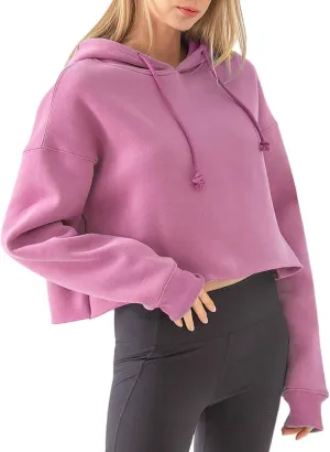 Women Hoodies Fleece Sweatshirt Cropped Hoodies Hoodie Man Woman Sweaters Fall Outfits Casual Long Sleeve