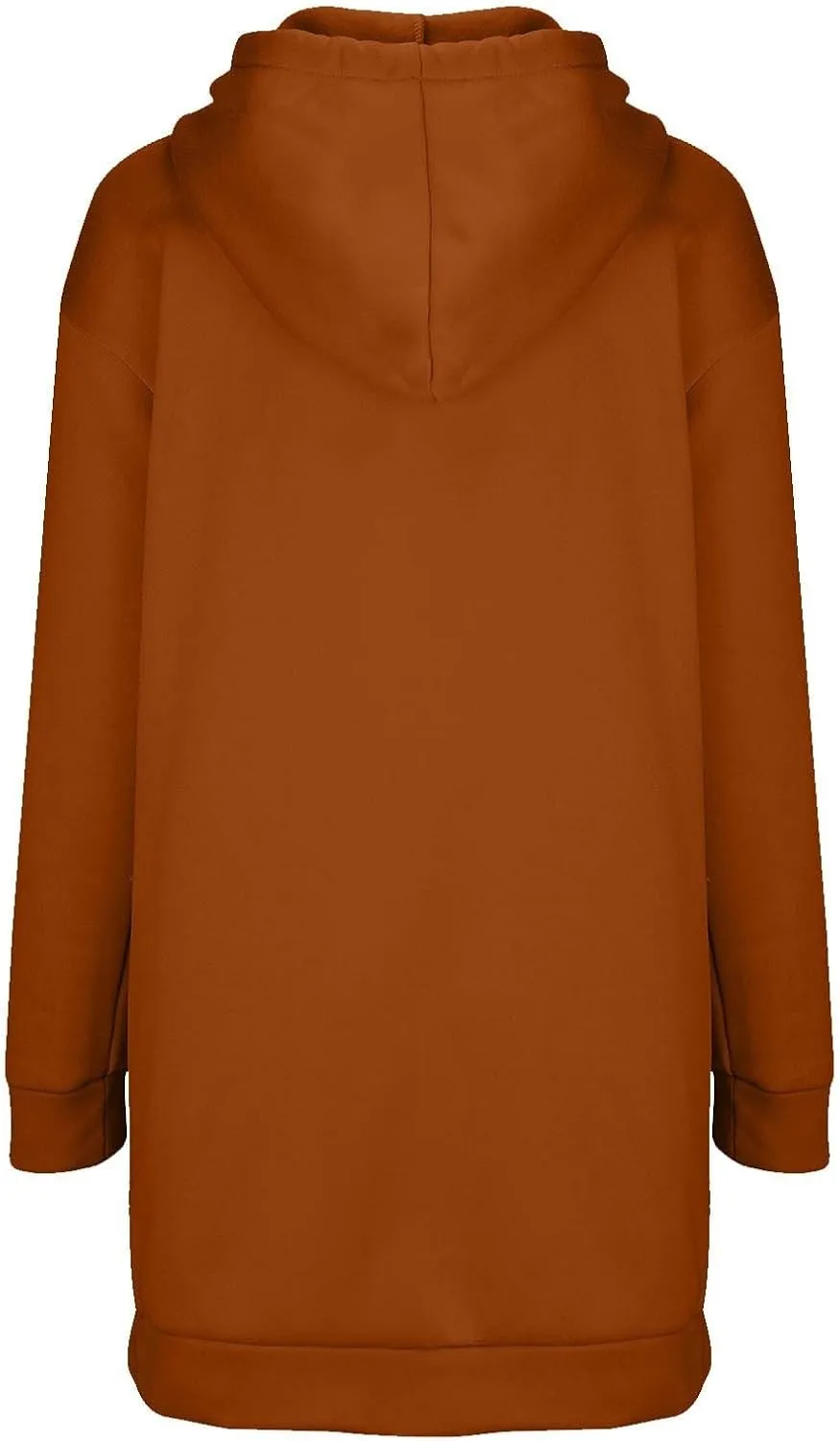 Women Oversized Tunic Hoodie Drawstring Winter Plus Size Sweatshirt Fall Casual Loungewear Pullover Tops with Pockets