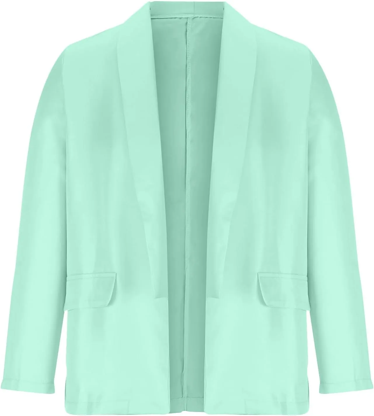 Womens Business Blazers Dressy Loose Lightweight Open Front Cardigan Jackets Long Sleeve Formal Work Suits with Pocket