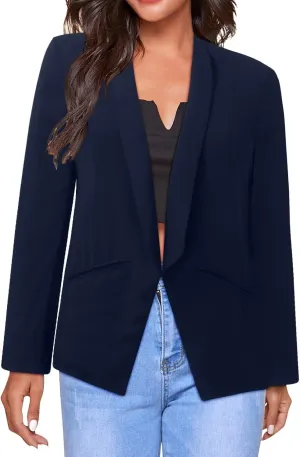 Womens Business Casual Clothing Causal Womens Jackets Long Sleeve Work Plaid Coat Pluse Size Oversized Jackets