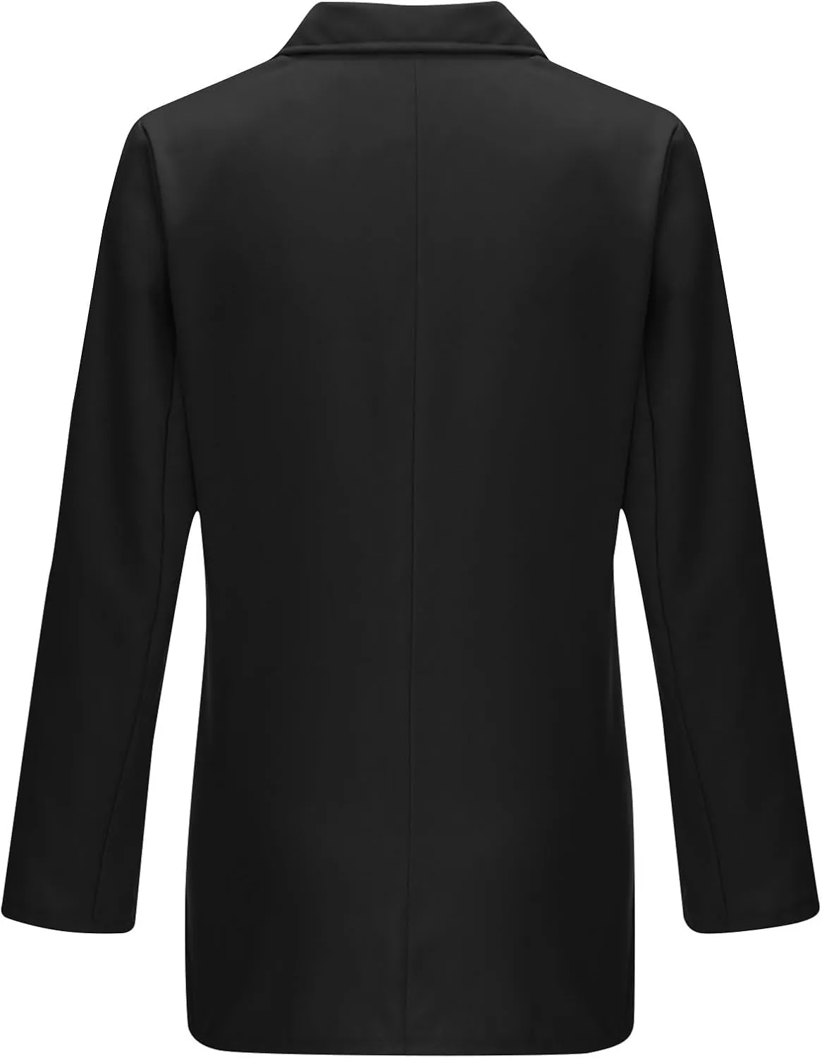 Womens Casual Blazer 2025 Long Sleeve Open Front Work Office Suit Jackets Lapel Button Blazer Jackets with Pockets