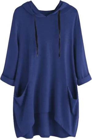 Women's Casual Oversized Fleece Hoodie Sweatshirts Long Sleeve Loose Pullover Tunic Fall Outfits Hoodies Dress