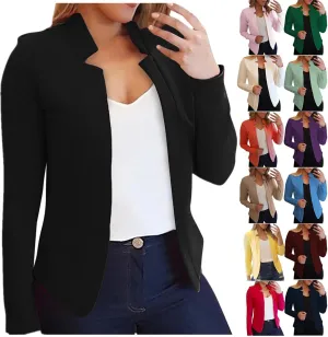 Women's Cropped Blazer Jackets Work Office Jacket Dressy Cardigan Blazer Lightweight Blazer Business Casual Coat 2025