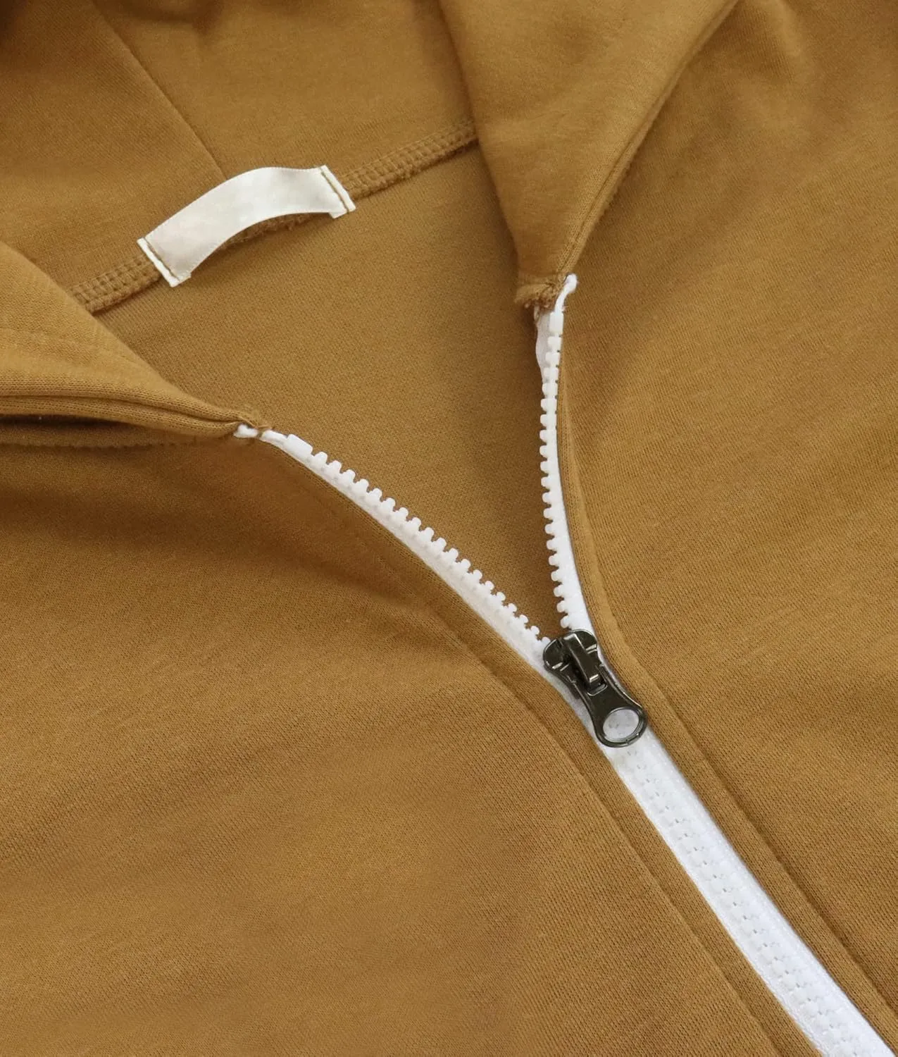 Women's Cropped Zip Up Hoodie Long Sleeve Sweatshirt Jacket