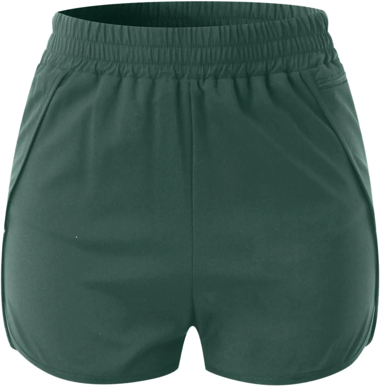 Womens Elastic High Waisted Workout Shorts Quick Dry Tummy Control Athletic Shorts Casual Summer Loose Fit Yoga Short