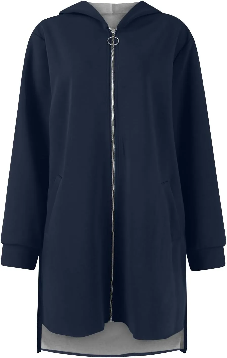 Womens Fall Fashion 2024 Oversized Dressy Cardigans Long Lightweight Coat Fall Sweater Jacket Outerwear with Pockets