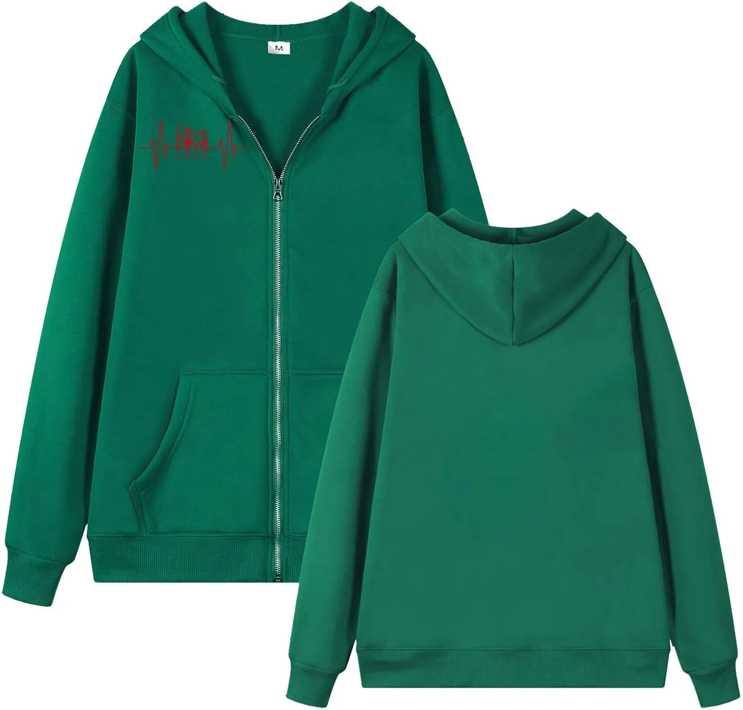 Women's Fleece Lined Zip Up Hoodies Cropped Zip Up Hoodie Women's French Full Zip Hoodie Available In Large Sizes