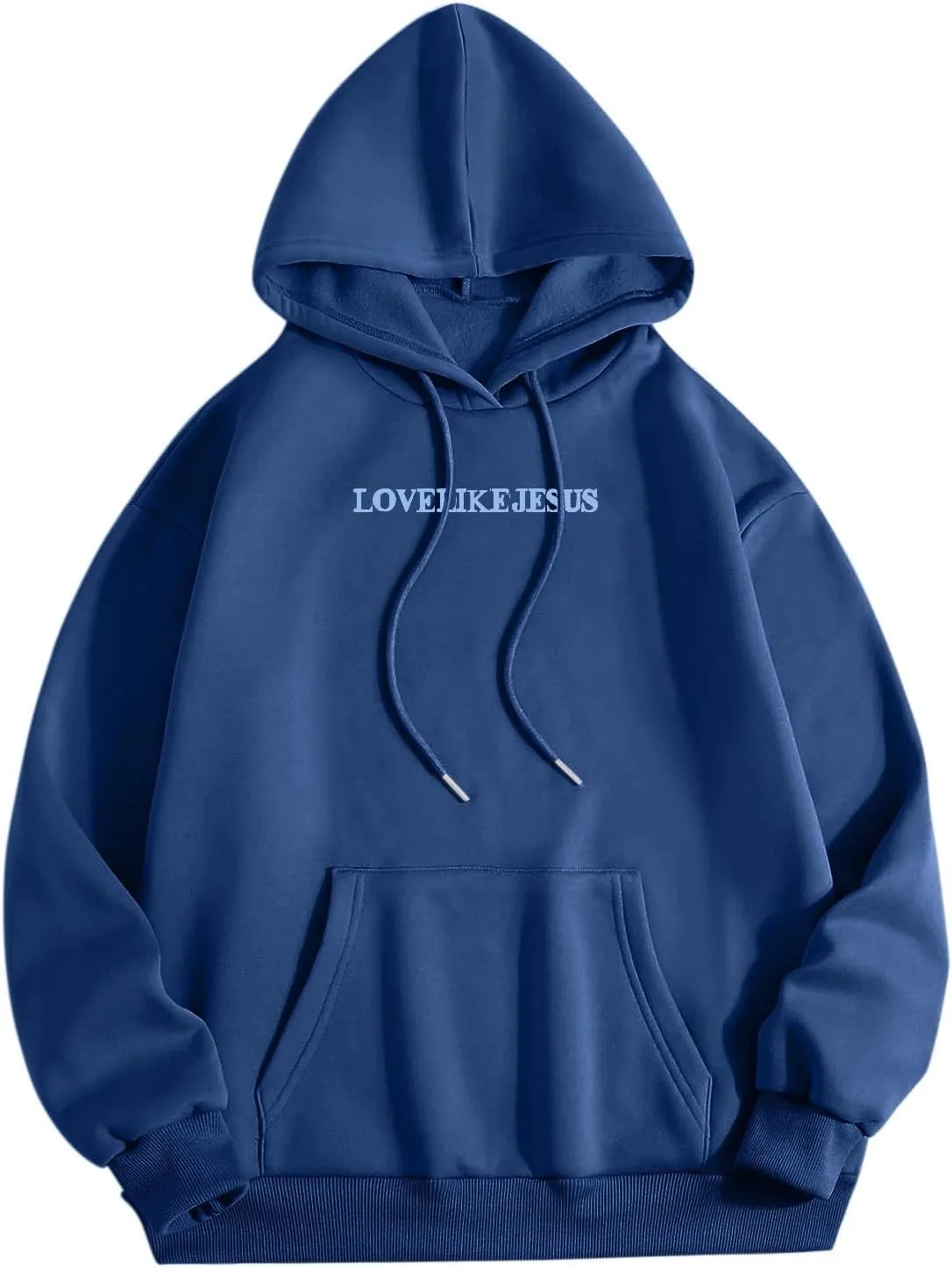 Womens Oversized Hoodies Cute Preppy Baggy Colors Teen Trendy Tops Long Sleeve Pullover Sweatshirt with Pocke Fall