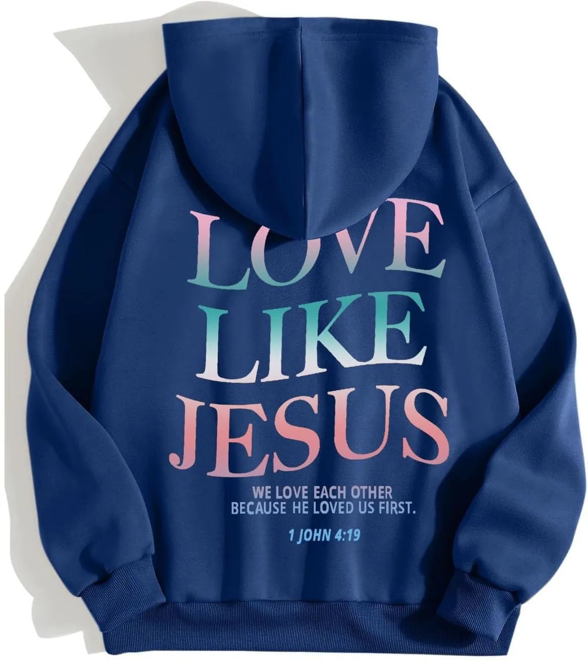 Womens Oversized Hoodies Cute Preppy Baggy Colors Teen Trendy Tops Long Sleeve Pullover Sweatshirt with Pocke Fall