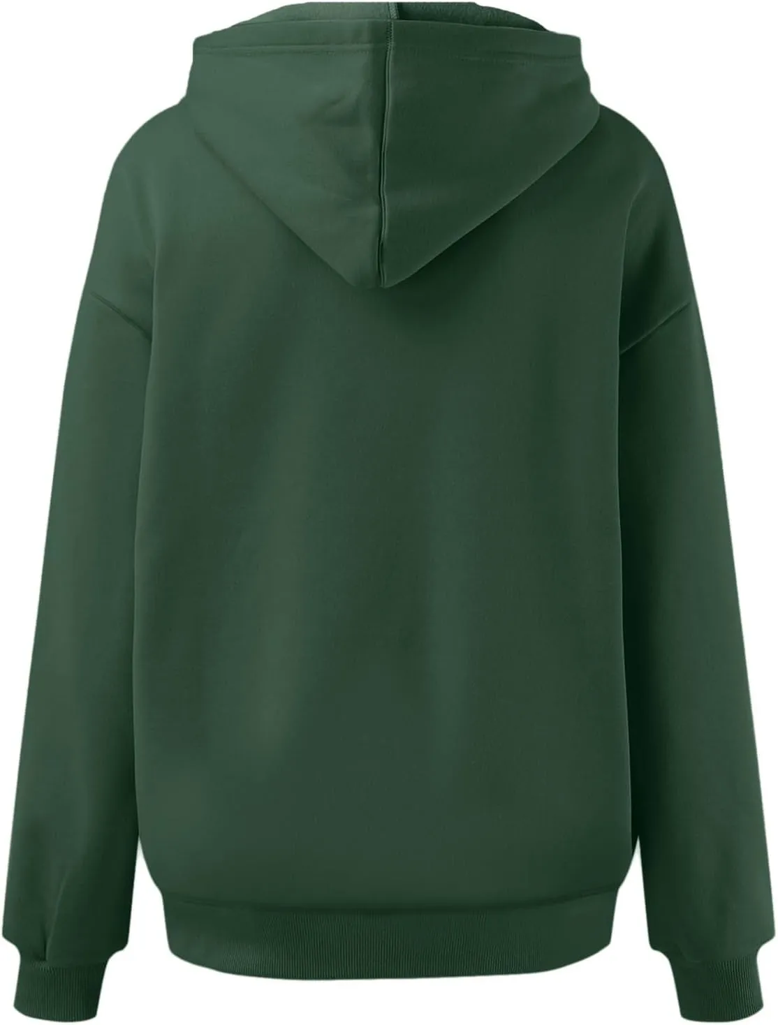 Womens Oversized Hoodies Fleece Solid Hooded Sweatshirts 2024 Trendy Outfits Fall Winter Clothes Pullover Sweater