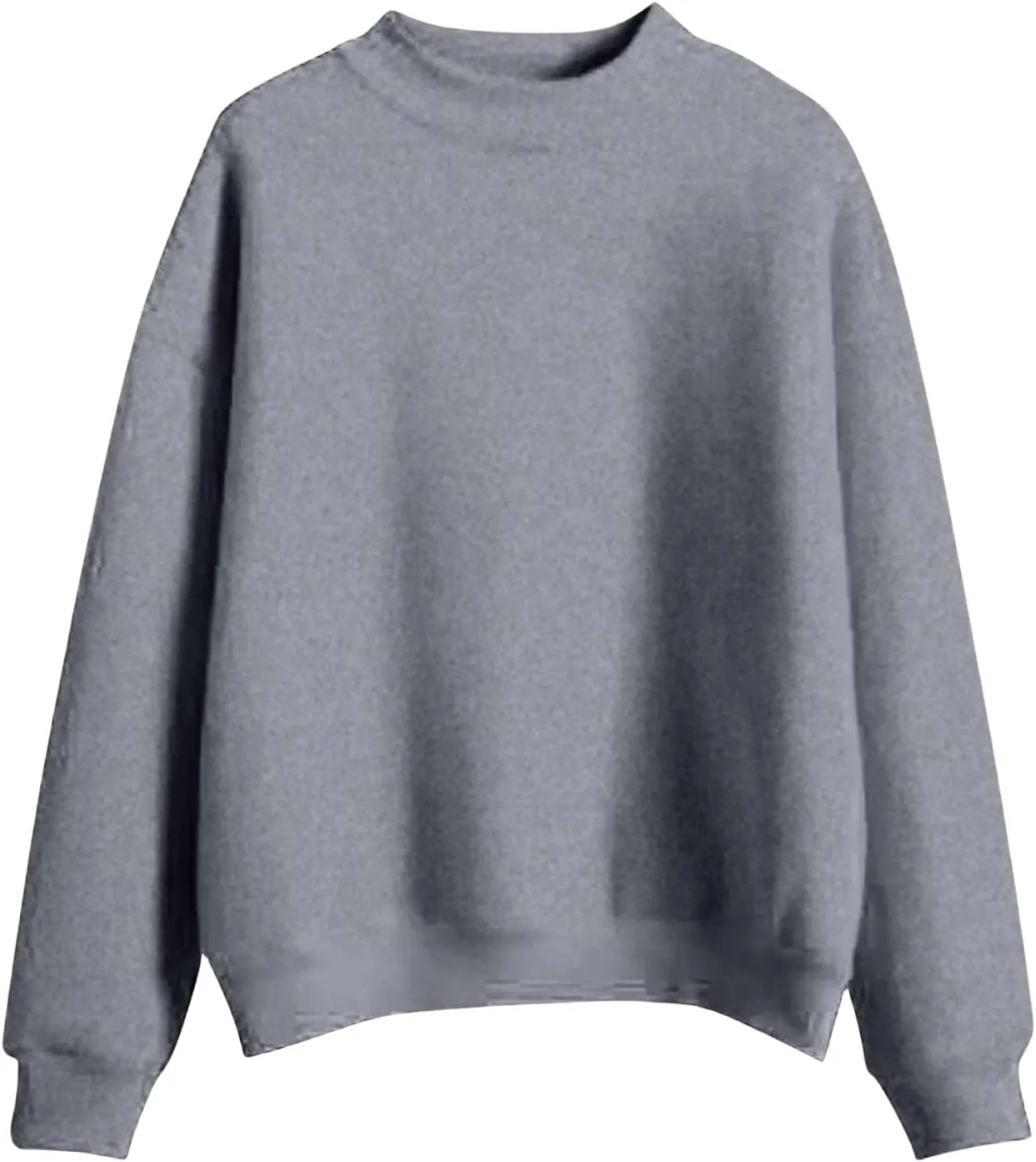 Women's Oversized Sweatshirts Half Turtleneck Pullover Long Sleeve Fleece Tops Solid Casual Loose Fall Fashion Outfits