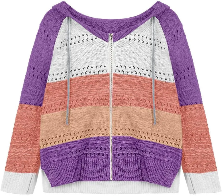 Women's Oversized Zip Up Hoodies Sweater Ladies Zipper Top Cotton Zip-Up T-Shirt Black Zip Up Hoodies for Women Zip
