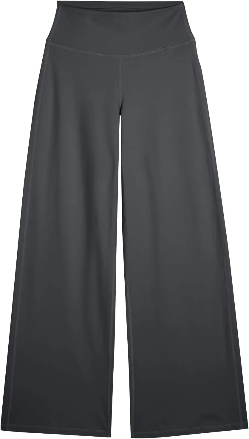 Women's Palazzo Lounge Pants Stretchy Wide Leg Casual Comfy High Waist Flowy