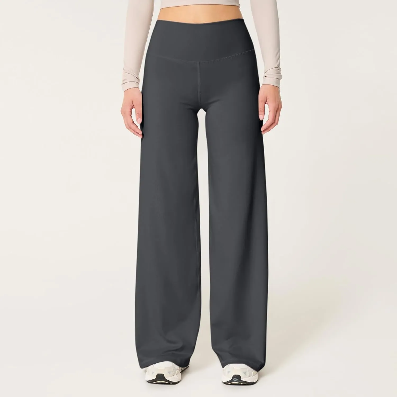Women's Palazzo Lounge Pants Stretchy Wide Leg Casual Comfy High Waist Flowy