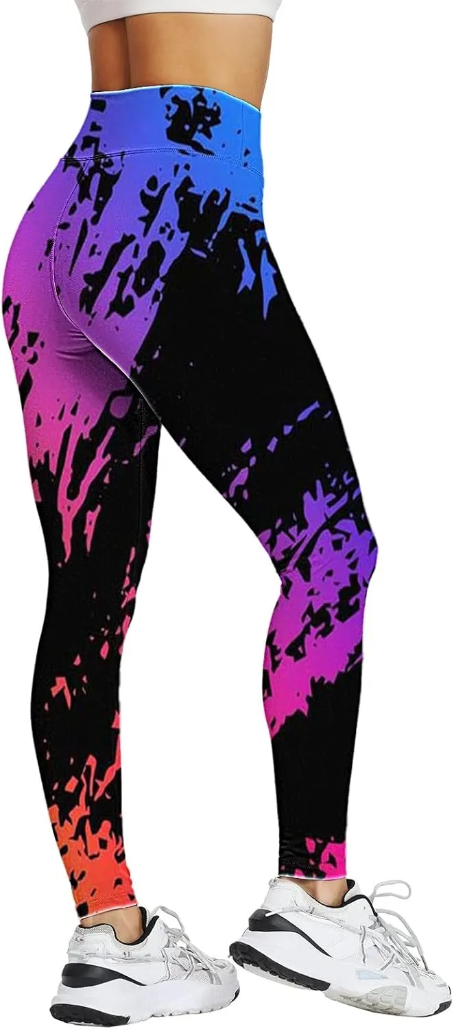 Womens Pants for Womens Tights Compression Yoga Fitness High Waist Leggings
