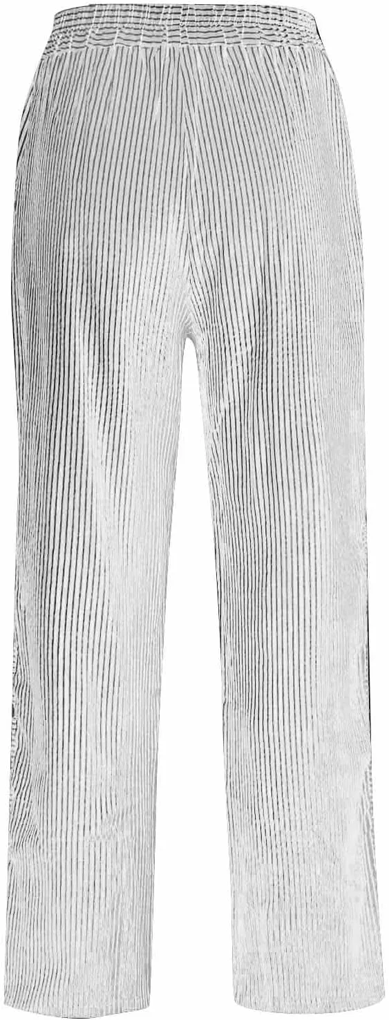 Womens Pants, Linen Print Straight Leg Peasant Pants Casual Cotton High Waist