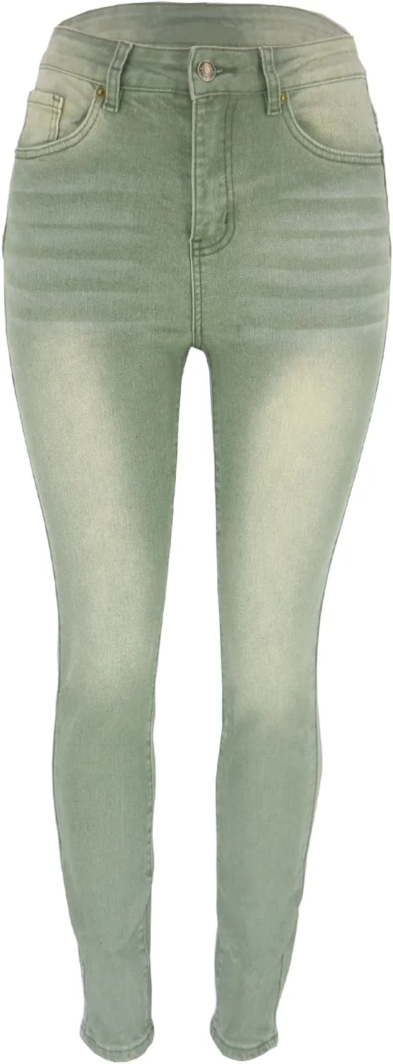 Women's Skinny Jeans High Waist Butt Lifting Denim Pants