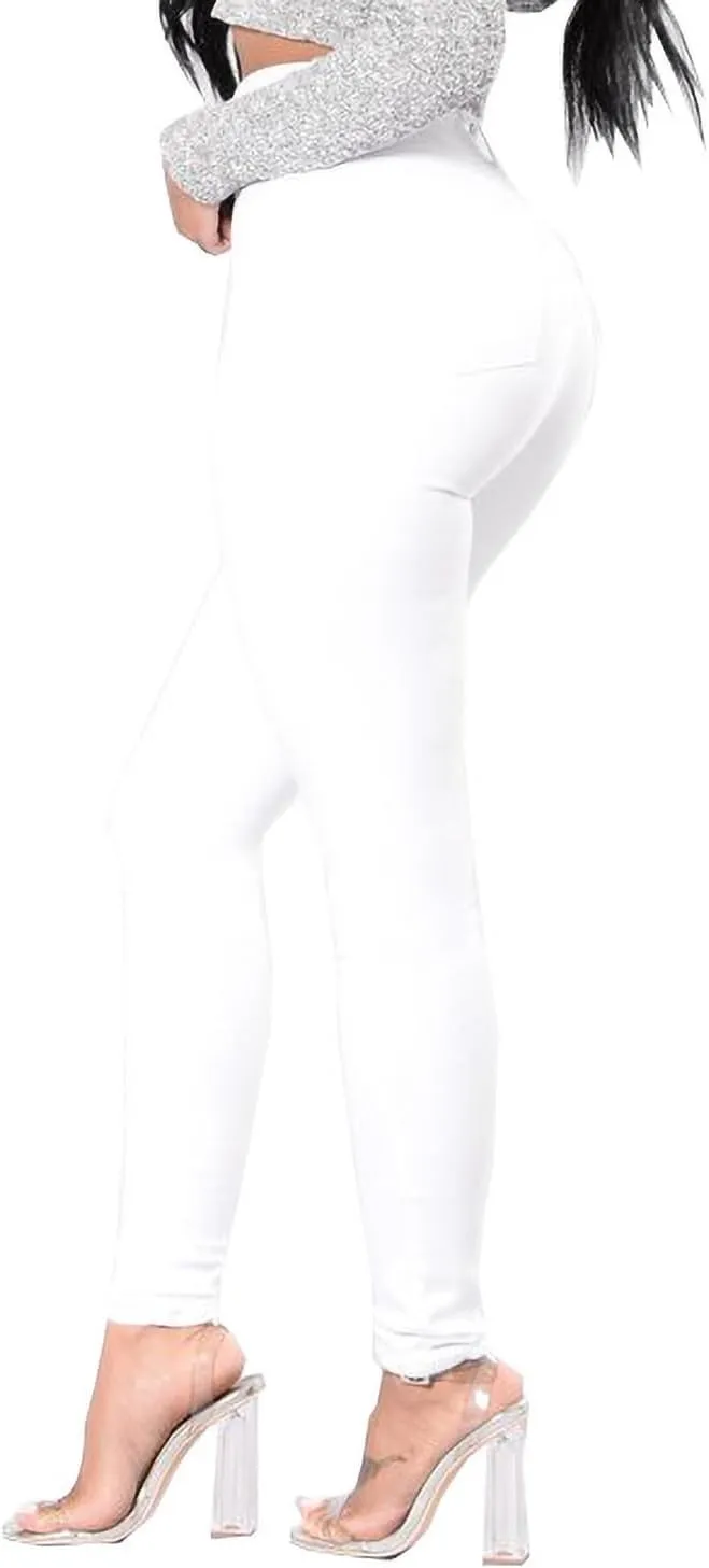 Women's Skinny Jeans High Waist Butt Lifting Denim Pants