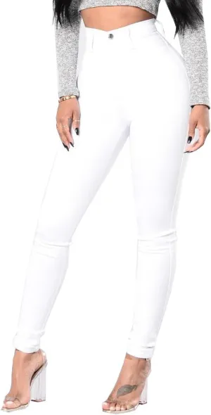 Women's Skinny Jeans High Waist Butt Lifting Denim Pants