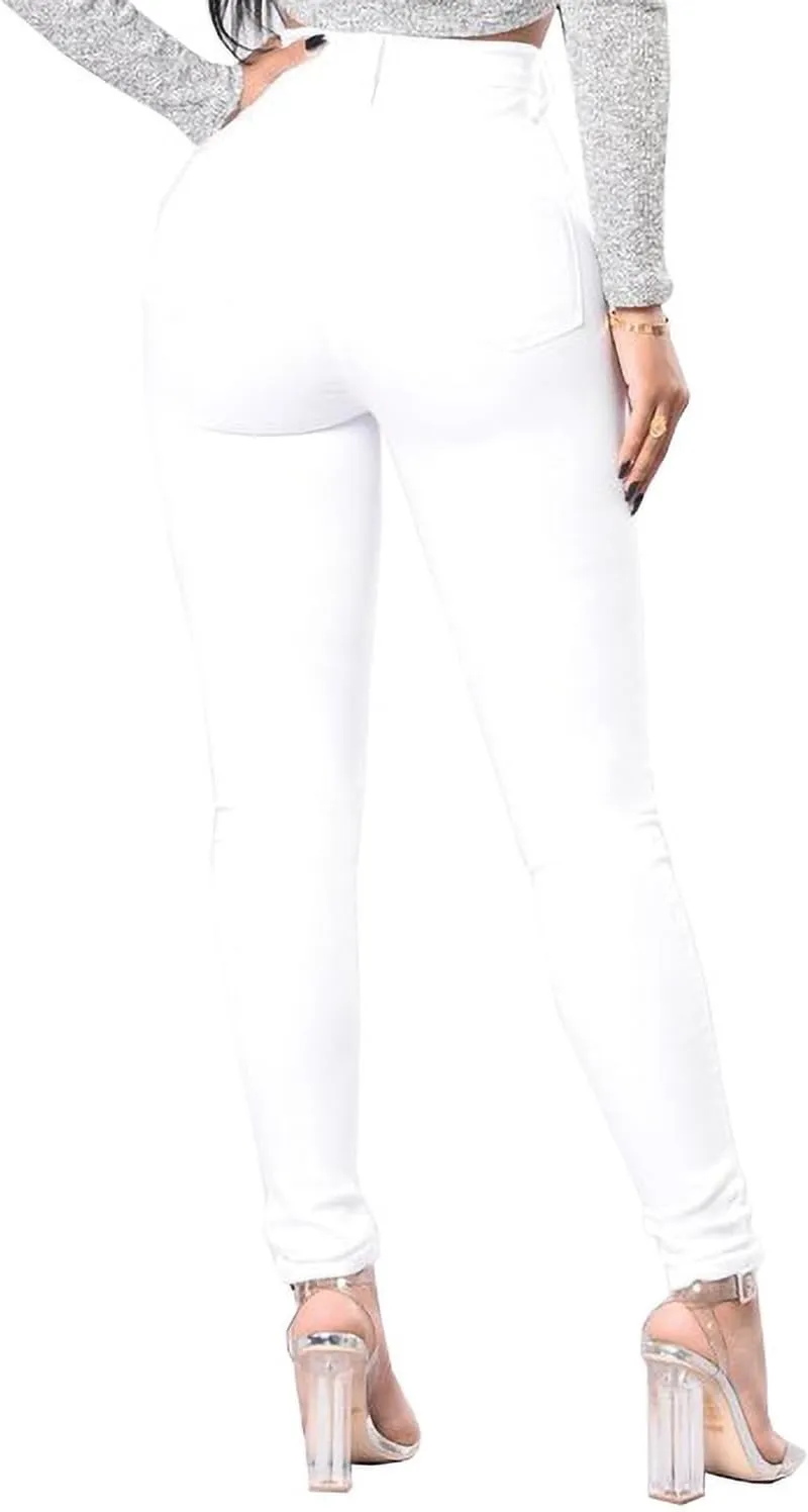 Women's Skinny Jeans High Waist Butt Lifting Denim Pants