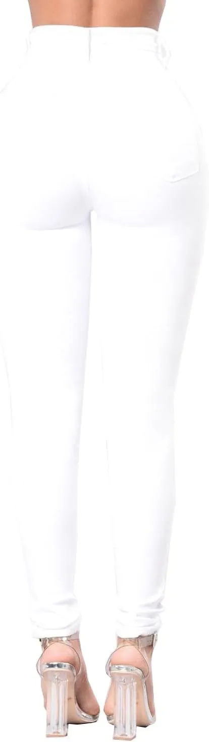 Women's Skinny Jeans High Waist Butt Lifting Denim Pants