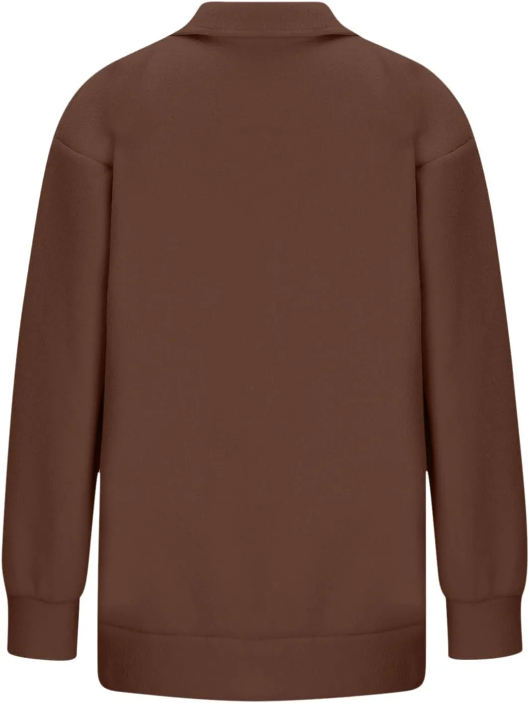 Women's Sweatshirts Casual Long Sleeve Essentials Oversized Pullover Half Zip Tops Preppy Shirt Fashion Clothes
