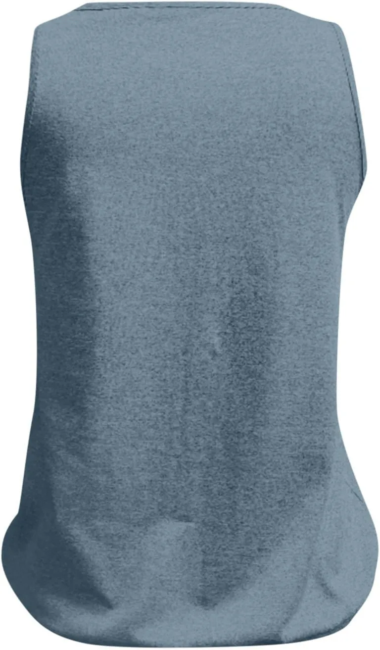 Womens Tank Tops with Banded Bottom Loose V Neck Sleeveless Summer Tees Shirt 2024 Trendy Workout Everyday Blouses