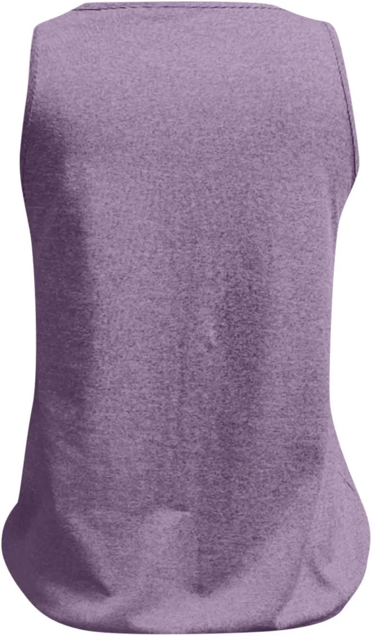 Womens Tank Tops with Banded Bottom Loose V Neck Sleeveless Summer Tees Shirt 2024 Trendy Workout Everyday Blouses
