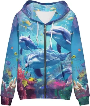 Womens Zip Up Hoodie Jacket Fashion Sweatshirts Clothing