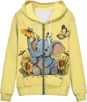 Womens Zip Up Hoodie Jacket Fashion Sweatshirts Clothing