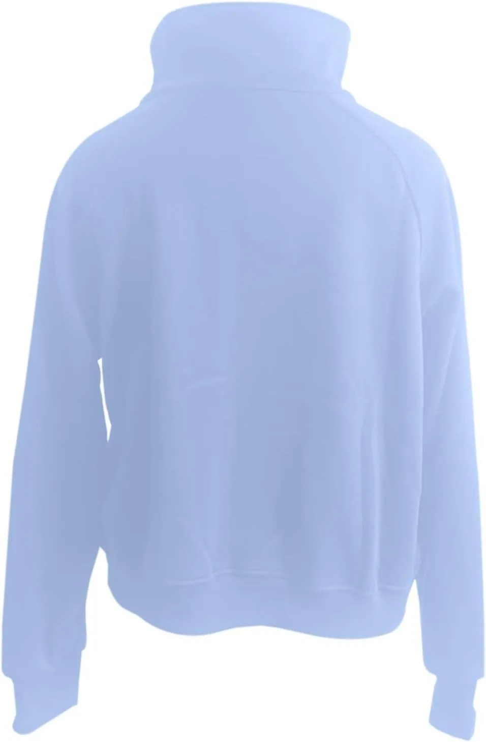 Womens Zip Up Hoodies 2024 Fleece Jacket Oversized Cropped Sweatshirt Casual Solid Fall Winter Clothes with Thumb Hole