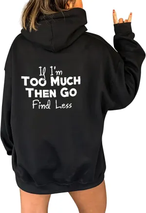 Womens Zip Up Hoodies Graphic Print Hoodie Long Sleeve Hooded Sweatshirt Top Pullover Slogan Graphic Drop Shoulder