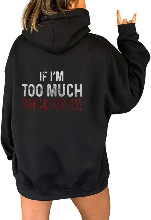 Womens Zip Up Hoodies Graphic Print Hoodie Long Sleeve Hooded Sweatshirt Top Pullover Slogan Graphic Drop Shoulder