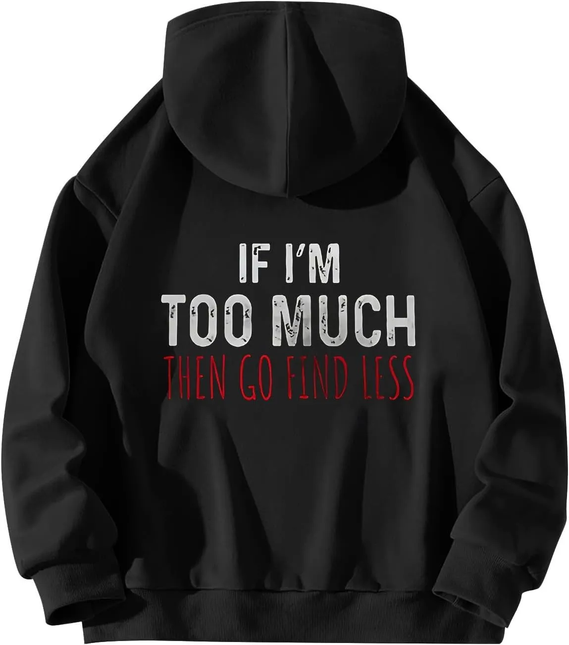 Womens Zip Up Hoodies Graphic Print Hoodie Long Sleeve Hooded Sweatshirt Top Pullover Slogan Graphic Drop Shoulder