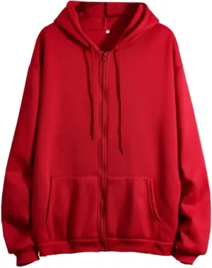 Womens Zip Up Hoodies Oversized Sweatshirt Long Sleeve Fleece Coat Workout Y2k Sweatshirts 2024 Fall Trendy