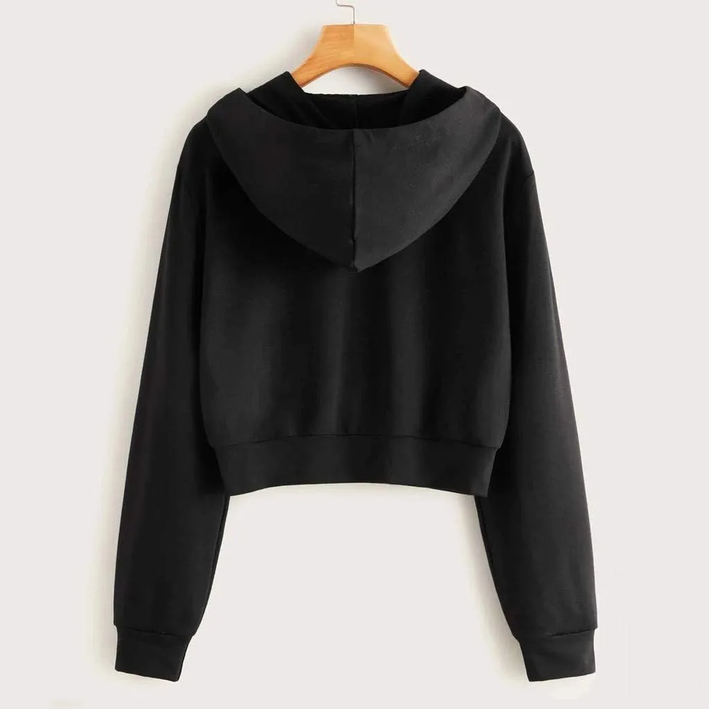WomensZip Up Hoodie Sweatshirt Hooded Sweatshirt Tops Long Sleeve Hooded Sweatshirts Women Zip Up Hoodie Zip Up