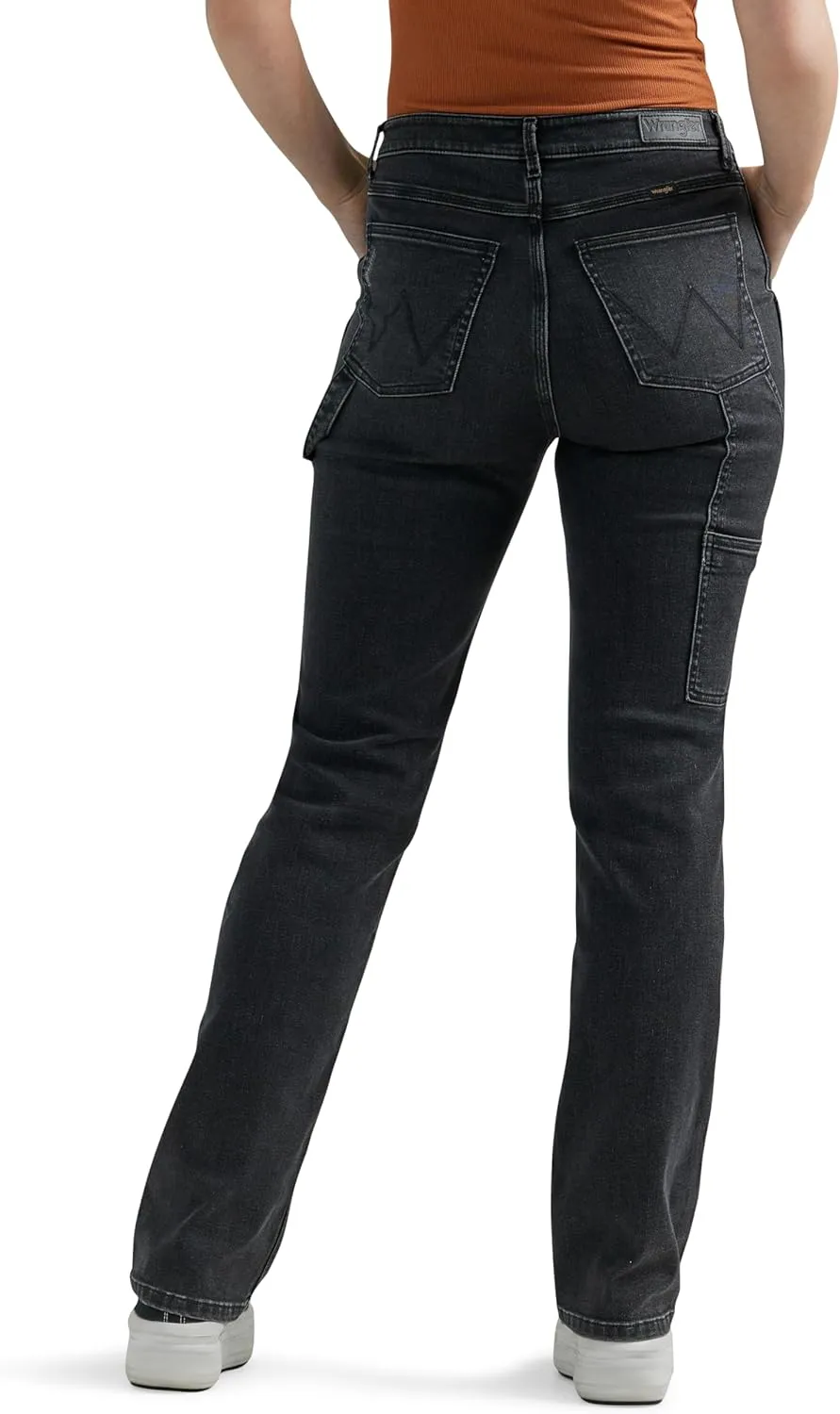 Wrangler Women's High Rise True Straight Leg Carpenter Jean