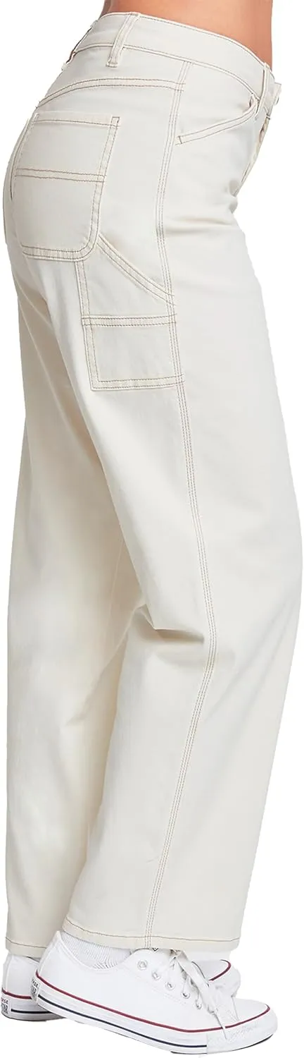 YMI Jeans Women's High Rise Carpenter Straight Leg Pants